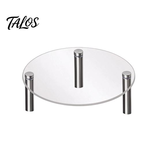 Acrylic Storage for Desserts Cake Stand, Multi-Tier Food Display Clear Cupcake Holder, Risers Figurines Adjustable Metal Support Dessert Table