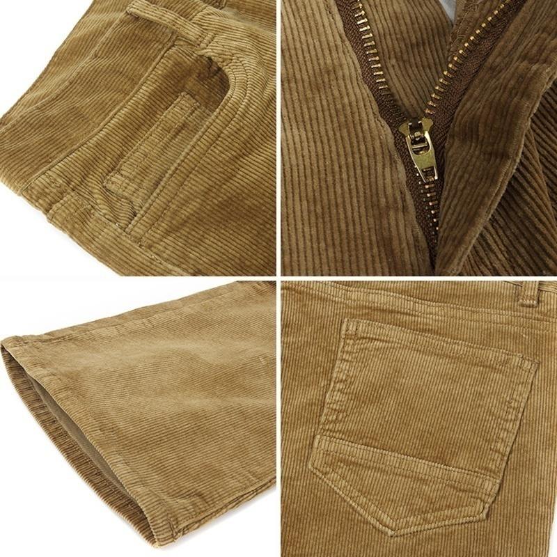 Мужские винтажные вельветовые расклешенные брюки, длинные повседневные брюки-клеш