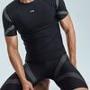 Li Ning Black Silver X Series Solid Color Quick-Dry Swimwear Set Мужские купальники LSLR020-1123