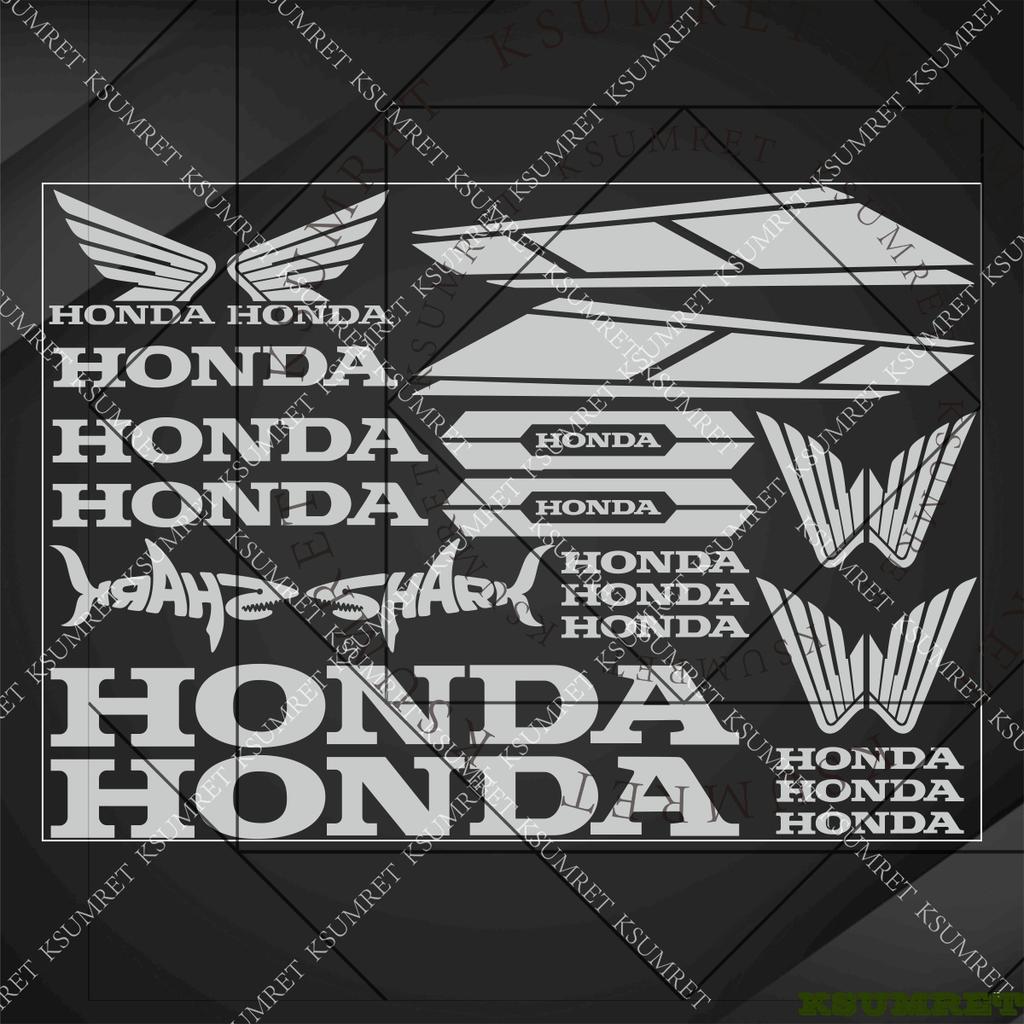 For Honda Motorcycle Sticker Decals Helmet Logo