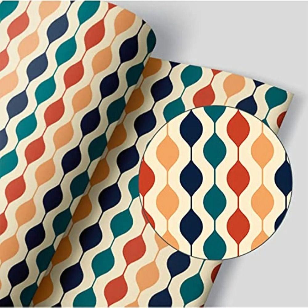 Матовые настенные наклейки ПВХ Цветочный узор Обои ТВ Фон Самоклеящиеся обои Мебель