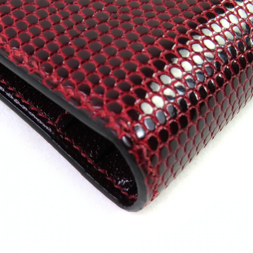 Hermes Кошелек Baan classic H logo кошелек Ящерица Женский Б/у