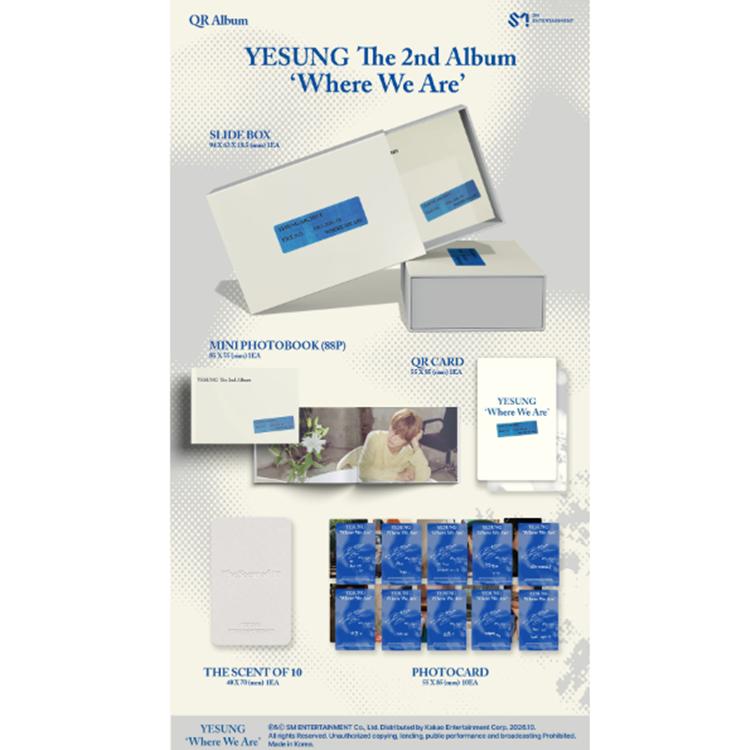 YESUNG (СУПЕР ЮНИОР) [Где мы находимся] 2-й полноформатный альбом (ФОТОКНИГА + SMini + QR версия)
