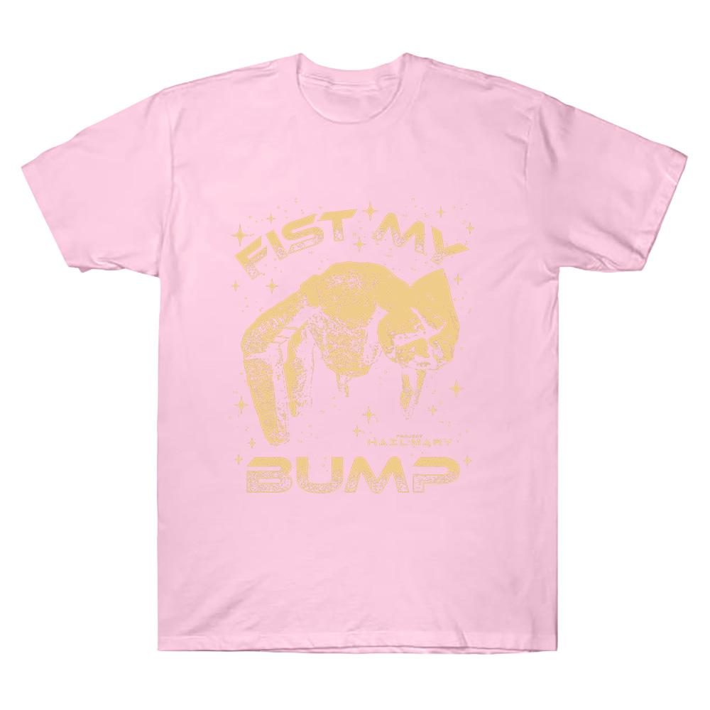 Project Hail Mary Fist My Bump Rocky Alien Sci-Fi Lover Gift T Shirts Retro Vintage T-shirts Men Fashion Tees Casual Cotton Tops