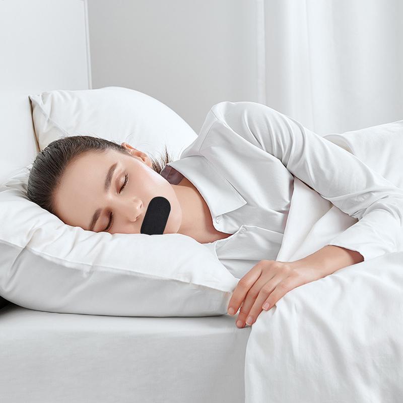 Пластырь от храпа Коррекция носового дыхания Улучшает сон Способствует лучшему дыханию Портативный Ночной сон Ротовой ортез Лента