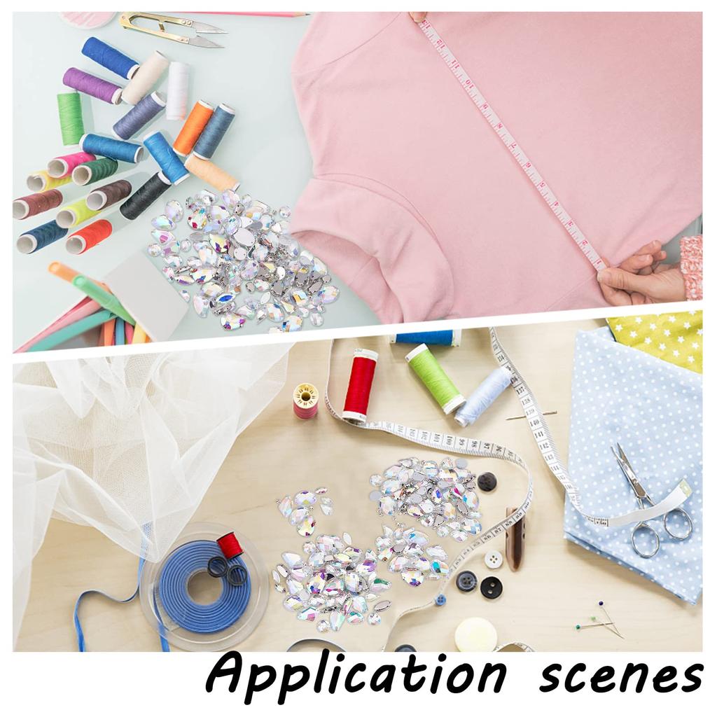 PH PandaHall 362 Плоский бисер для шитья 16 сверкающих аксессуаров Декоративный материал для самостоятельного изготовления сумок Украшения Стразы, детали, детали, типы, камни, детали,