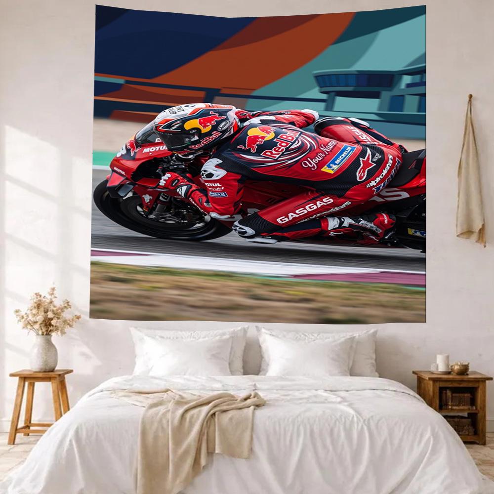 Jorge Lorenzo Custom Your Name Wall Decor Tapestry Art For Pet Memorial Birthdaywedding Party Backdrop Family Gift