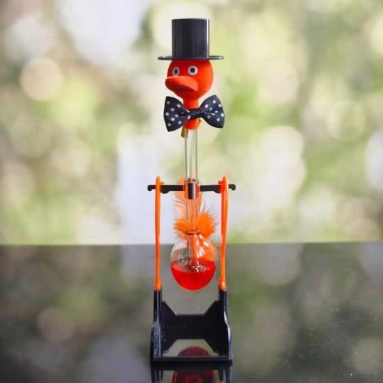 Орнамент «Пьющая птица» со стеклянной трубкой Детская физика Наука Обучение Качающаяся пьющая птица Декорация STEM Образовательная игрушка