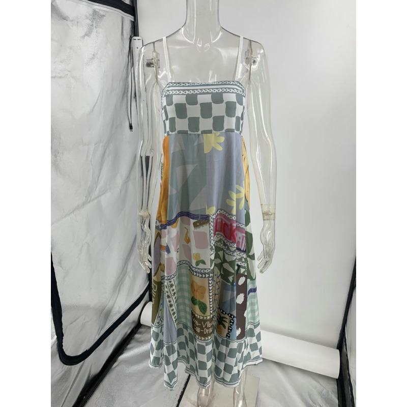 Женские новые летние сексуальные платья-халат из хлопка и льна с принтом