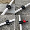 DN32, DN25 Pipe Clamp 1/2'' 3/4" Female Thread Connector PVC PE Pipe Water Splitter Repair Reducing Coupling Fitting 1 Pc