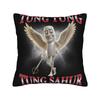 Tung Tung Tung Sahur Brainrot Funny Pillow Case  Comfy Pillow Cover Kawaii Pillowcases For Sofa Home Decoration