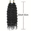 LISI HAIR Synthetic Long Curly Wavy Croche Hair Ocean Wave Deep Wave Crochet Heat-resistant Fiber Crochet Hair For Women