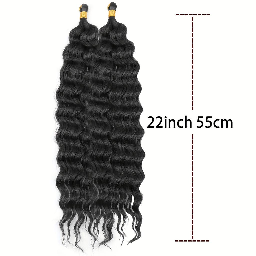 LISI HAIR Synthetic Long Curly Wavy Croche Hair Ocean Wave Deep Wave Crochet Heat-resistant Fiber Crochet Hair For Women