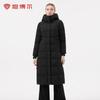 Women's Long Hooded Goose Down Parka 520898D