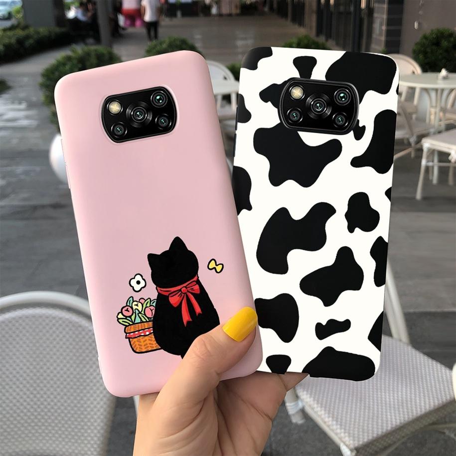 Чехол для Poco X3 Pro Силиконовый Мягкий Задняя крышка телефона Для Xiaomi Poco X3 NFC Популярные Fundas Для Xiomi Mi Poco X3 X 3 X3NFC X3Pro Coque