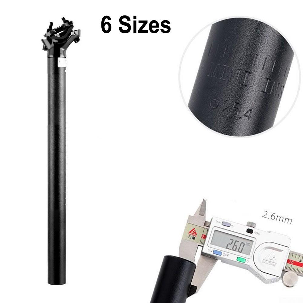 Подседельный штырь велосипеда из алюминиевого сплава, черный, легкий, пескоструйная обработка