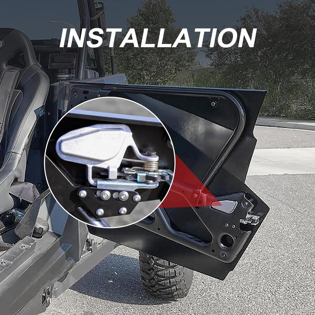 Замок-защелка для двери (Левый#2637286 И Правый#2637287) - Совместим с Polaris RZR 1000/900 2015- и новее Turbo/RS1 2016- ACE 570/900 2016- Ranger 1000 2017,