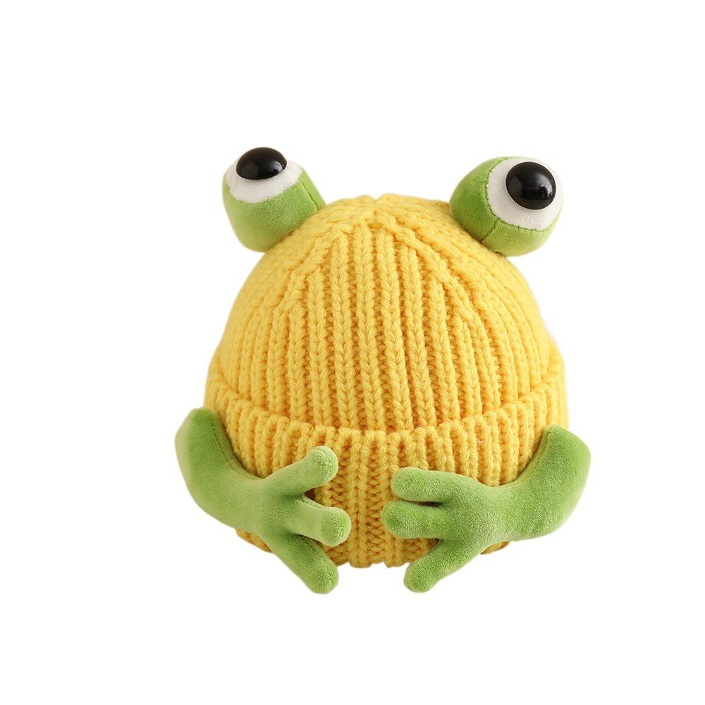 Thickened Warm Knitted Hats Windproof Ear Protection Hats Pullover Princess Cap Autumn Winter