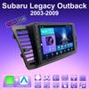 2 DIN Android Carplay автомобильное радио для Subaru Legacy Outback 2003-2009 мультимедийный проигрыватель головное устройство стерео GPS навигация BT WIFI 2+32 ГБ