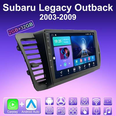2 DIN Android Carplay автомобильное радио для Subaru Legacy Outback 2003-2009 мультимедийный проигрыватель головное устройство стерео GPS навигация BT WIFI 2+32 ГБ