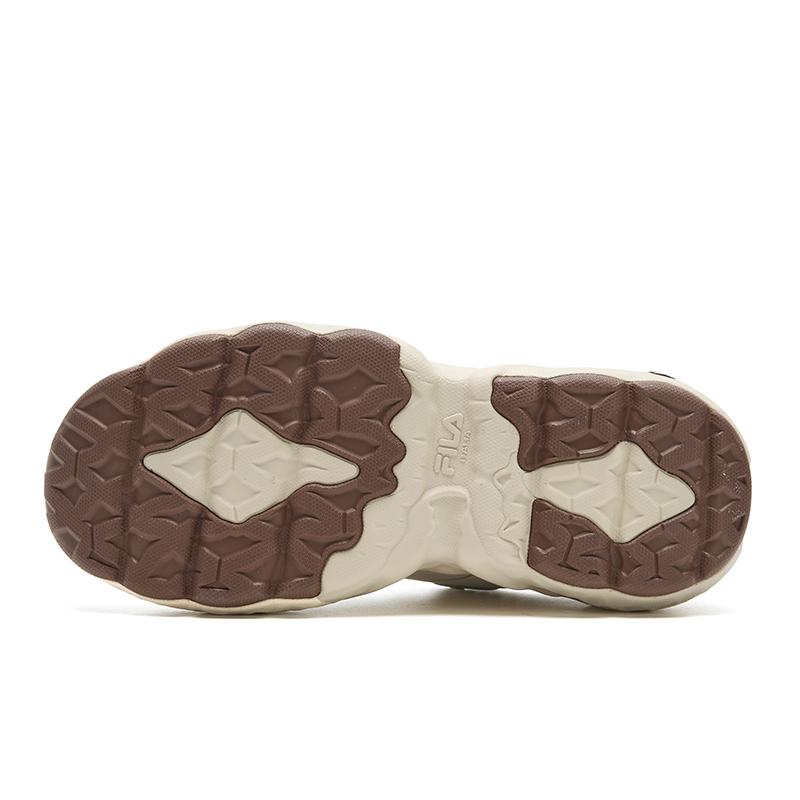 Fila MUFFIN Амортизирующие износостойкие легкие низкие повседневные туфли женские пена Белый F12W541106FWR