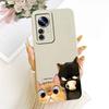 For Xiaomi Mi 12T Case 22071212AG Cute Cartoon Cat Panda Silicone Back Cover For Xiaomi Mi 12t Bumper Phone Cases Fundas