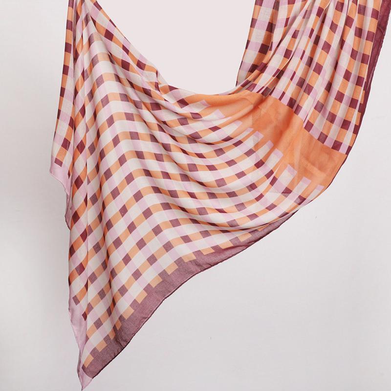 Watercolour Floral Printed Modal Breathable Light Weight Soft Cotton Rayon Viscose Woven Modal Muslim Women Shawl Hijab Scarf