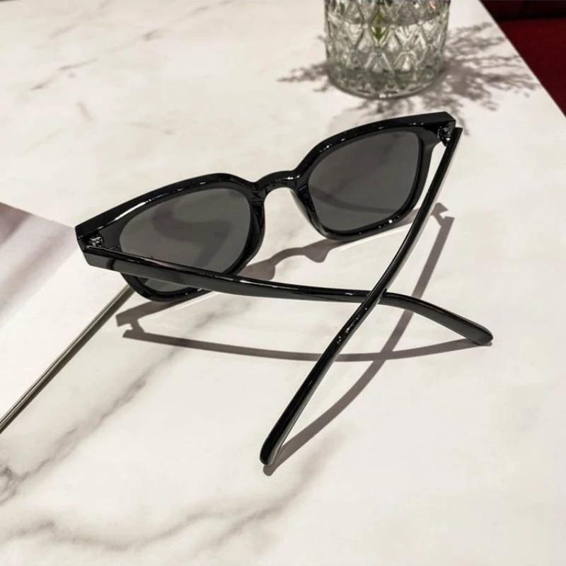 Новые солнцезащитные очки в стиле Инс, ретро, квадратные, женские, мужские, дизайнерские, модные, трендовые, солнцезащитные очки для мужчин и женщин
