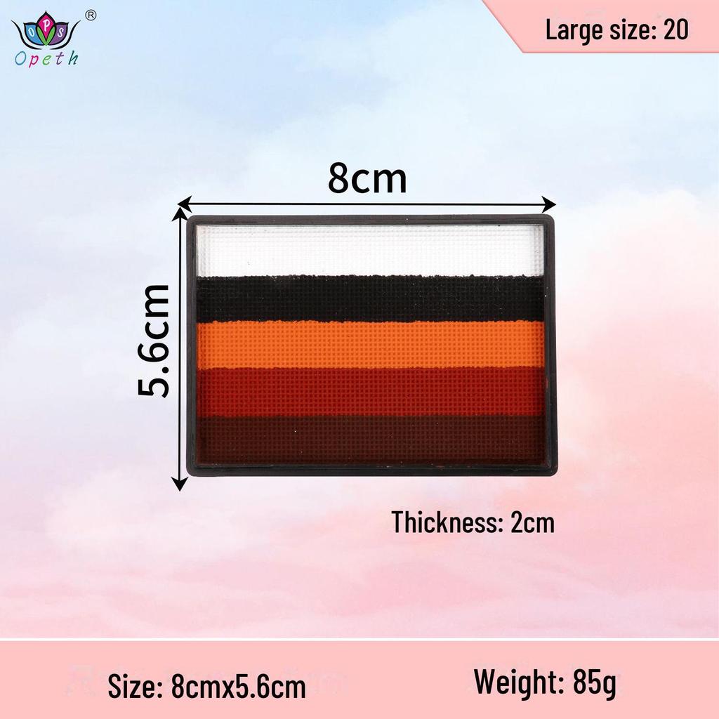 Водорастворимая радужная краска для лица для детей