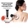 Бытовая электрическая массажная щетка, 20-скоростной массажный инструмент для выскабливания, массажер для всего тела с подогревом и скребком