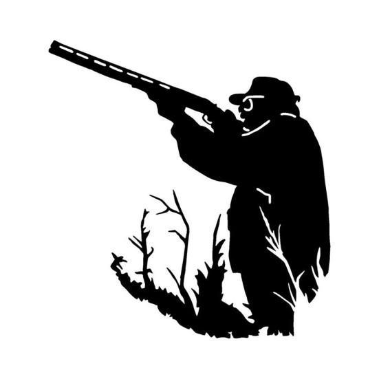 Hunter Hunting Car Sticker Reflective Vehicle Guitar Surfing
