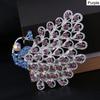 Female Pins Jewelry Bird Crystal Peacock Brooch