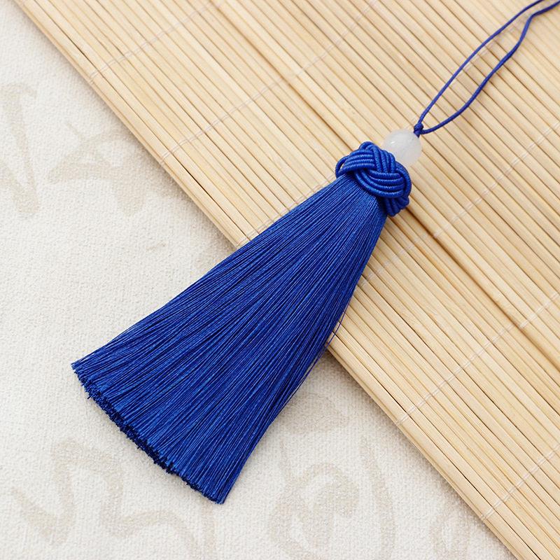 10cm Thick Pineapple Tassel Ornament with Bead Pendant - Ancient Style Decorative Hanging for Curtains and Fans, Gift Box Included