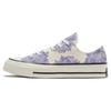 Chuck Taylor All Star 1970-е Удобные Классические Универсальные Низкие Канвасовые Женские Цветочные Фиолетовые