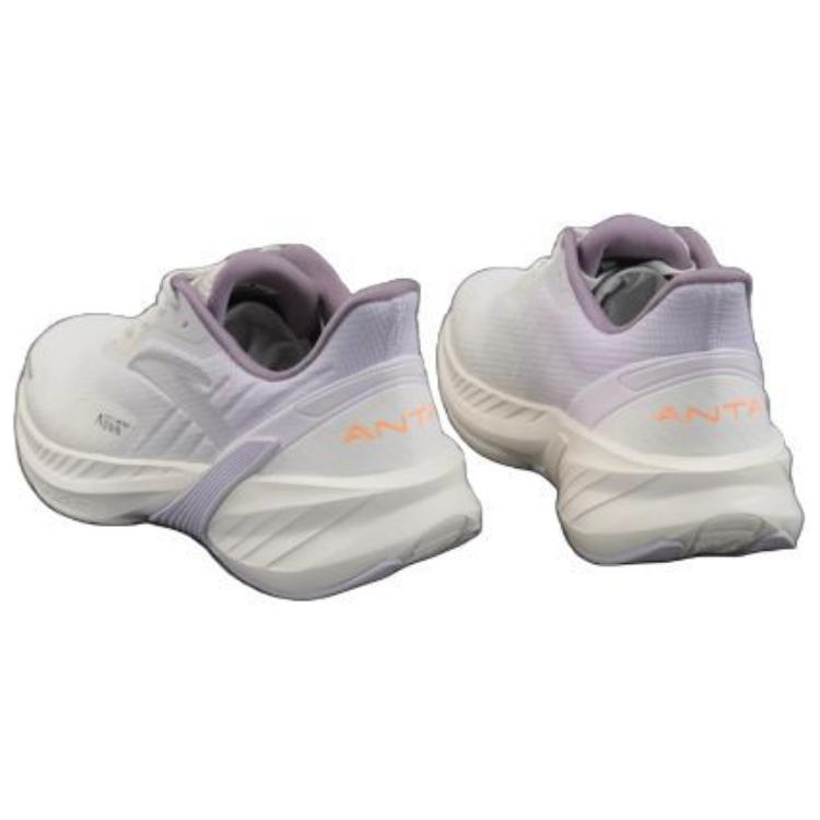 Anta Poison Dart 4 Comfortable Non-Slip Wear-Resistant Low-Top Running Shoes Women Running Shoes White Purple 122335520S-3