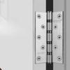 4/5 Inches 2Pcs (1 Pair) Door Butt Hinges Furniture Hardware Accessories 304 Stainless Steel Flat Door Thick High Quality Hinge
