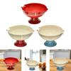 Pedestal Fruit Bowl Fashion Birthday Living Room Creative Practical Serving Tray High Footed Fruit Serving Bowl Vegetable Holder
