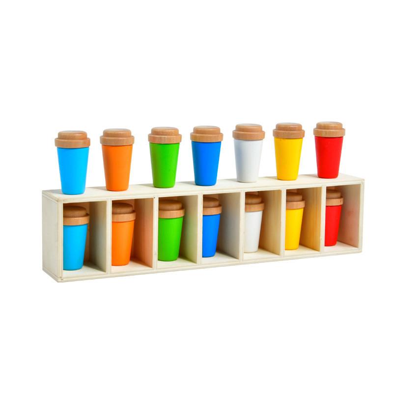 Wooden Kids Puzzle Game With Color Matching And Logic Skills For Early Learning