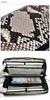 Python Diamond Python Genuine Leather Snakeskin Snake Long Wallet Long Wallet Wallet Wallet Wallet for Men Women Men Zipper Coin Purse Long Wallet