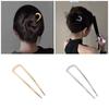 French Hair Pins U Shaped Designs For Buns And Updos Metal Hair Accessories Large French Pins For Women Girls