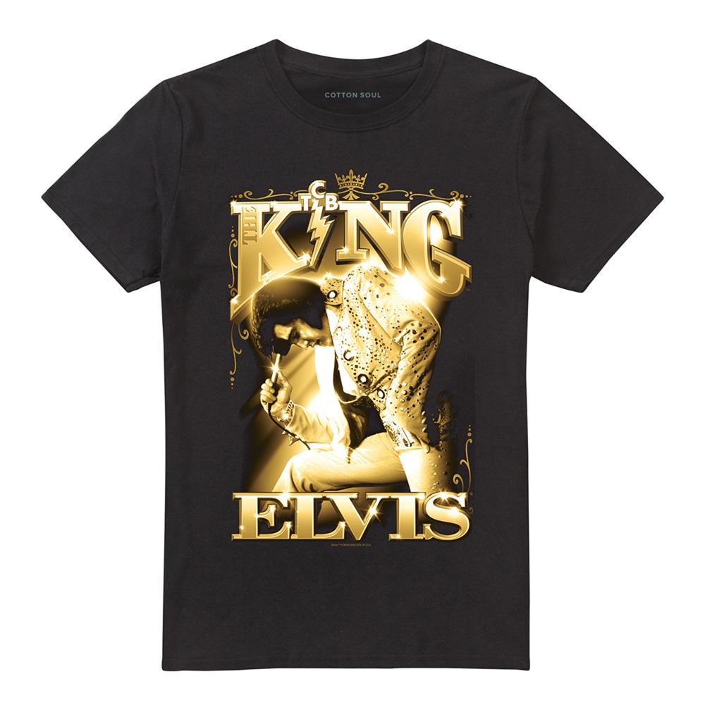 Elvis Presley Unisex Adult The King T-Shirt