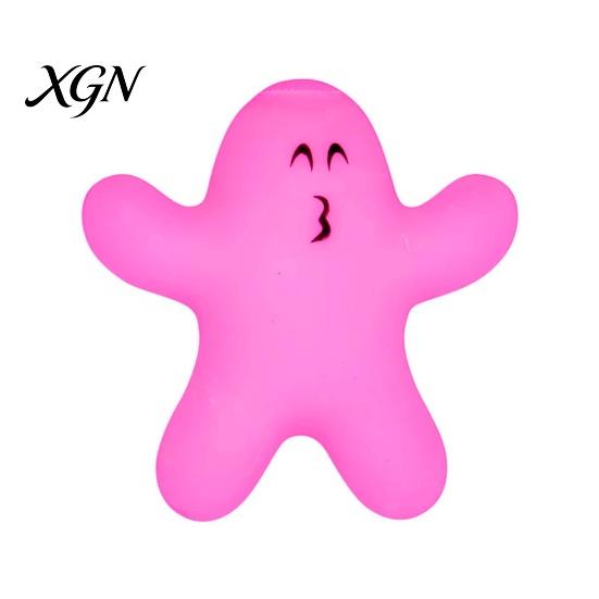 Man Squeeze Toy Cartoon Expression Stress Relief Flour Sensory Soft Stretch Anxiety Relieving Party Favors Fidget