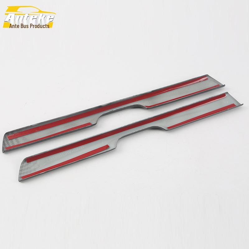 Chrome Center Console Gear Shift Cup Holder Trim for 2017 CRV - Decorative Bright Strip Sticker