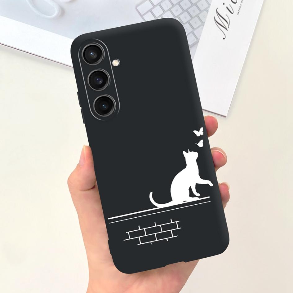 For Samsung A15 Case A05 A05S A25 4G Cover Cute Love Heart Butterfly Silicone Soft Fundas For Samsung Galaxy A15 SM-A155F Bumper