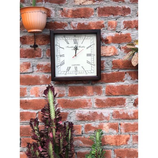 Античные деревянные квадратные настенные часы 12 дюймов морских для украшения дома офиса