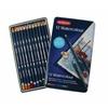 Watercolour Pencils - Derwent - Watercolour - Metal Box 12 Pencils - Assorted - Mixed