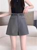 2025 Summer Women's Versatile High-Waisted Wide-Leg Shorts