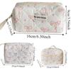 Bowknot Cosmetic Storage Bag Multi-function Toiletry Cosmetic Pouch  Makeup Accessory