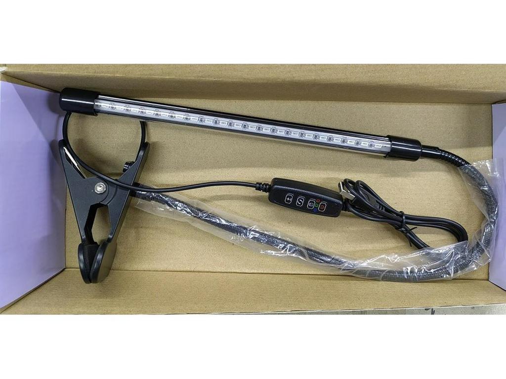 Диммируемый светодиодный светильник для выращивания полного спектра с таймером и клипсой для суккулентов и имитации солнечного света