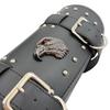 Vintage Black Brown PU Leather motorbike Side Tool Tail Bag Luggage for Harley Universal Motorcycle Saddle Bag